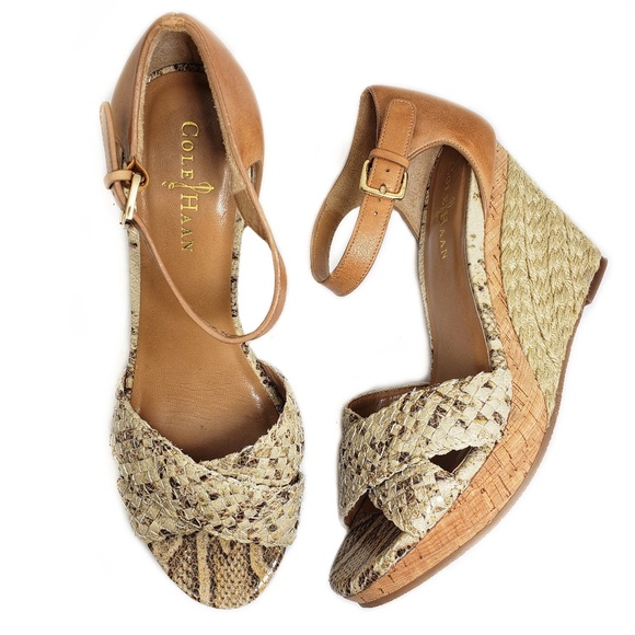 Cole Haan Shoes - Cole Haan Nike Air | Open Toe Ankle Strap Wedges